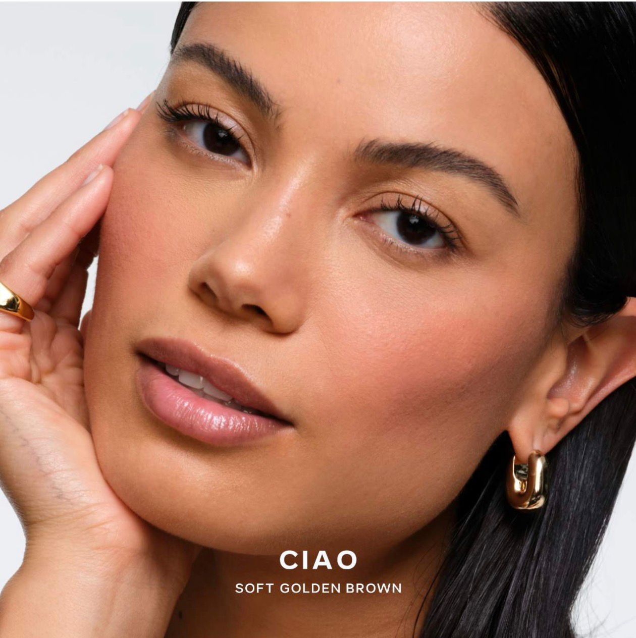 SAIE SuperSuede™ Talc-Free Powder Blush - Ciao -soft golden brown