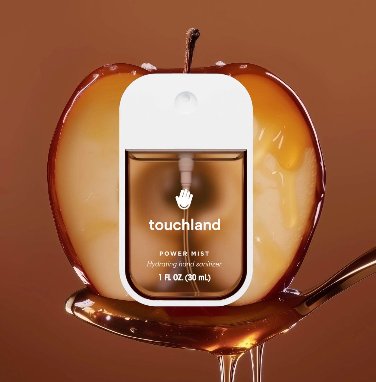 TOUCHLAND Power Mist Hydrating Hand Sanitizer- Salted Caramel