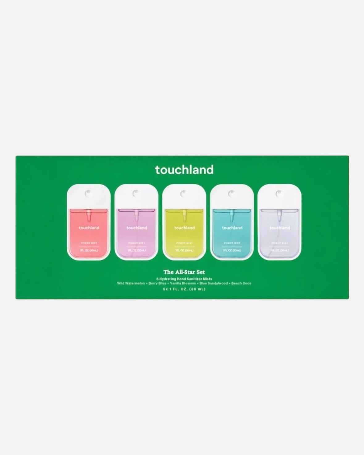 Touchland All-Star Power Mist Gift Set, caja