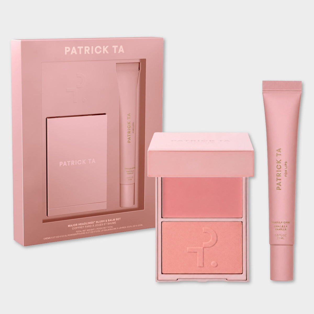 Patrick Ta Major Headlines Blush & Balm Set Vanilla Chai, hero