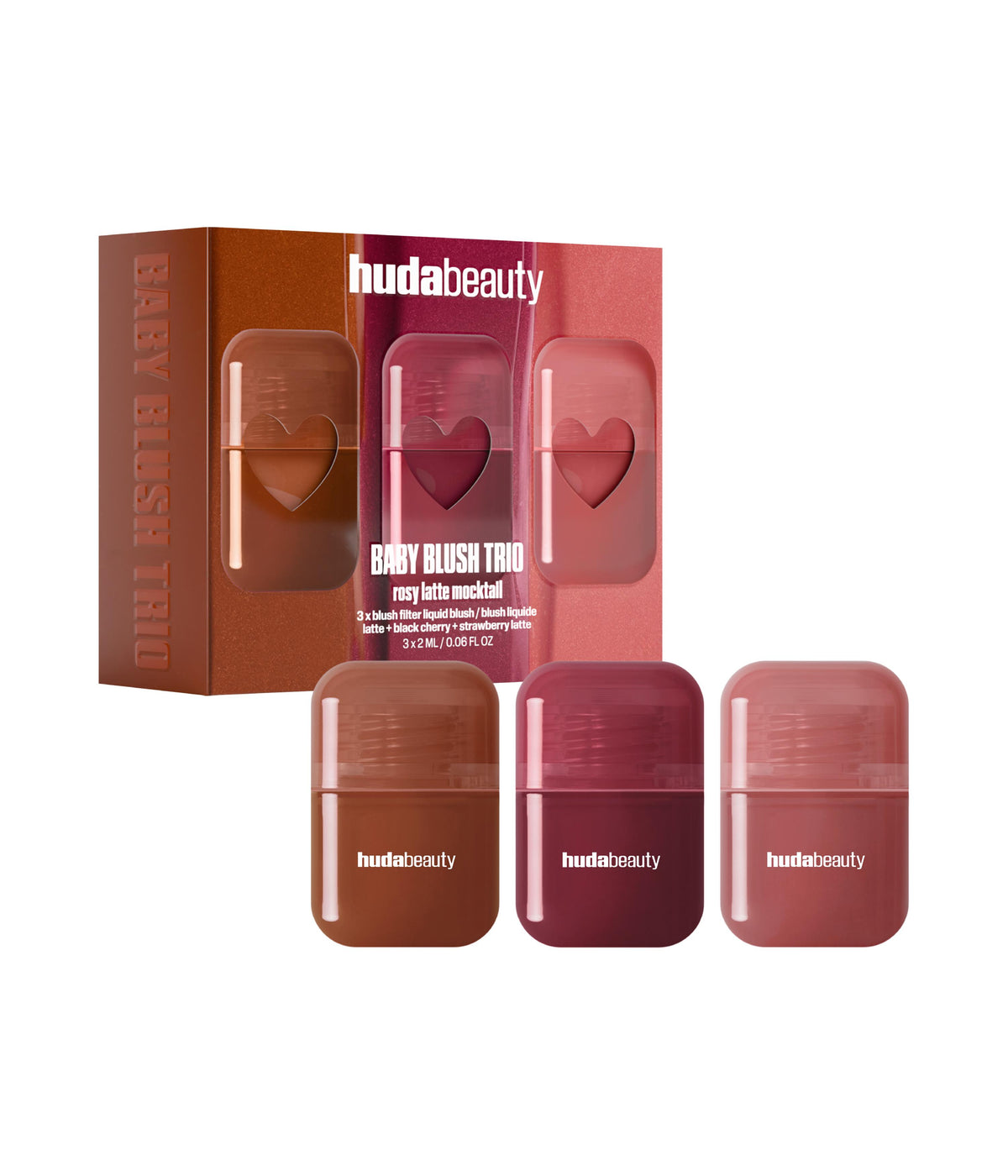 Huda Beauty Baby Blush Mocktail Trio, imagen 1