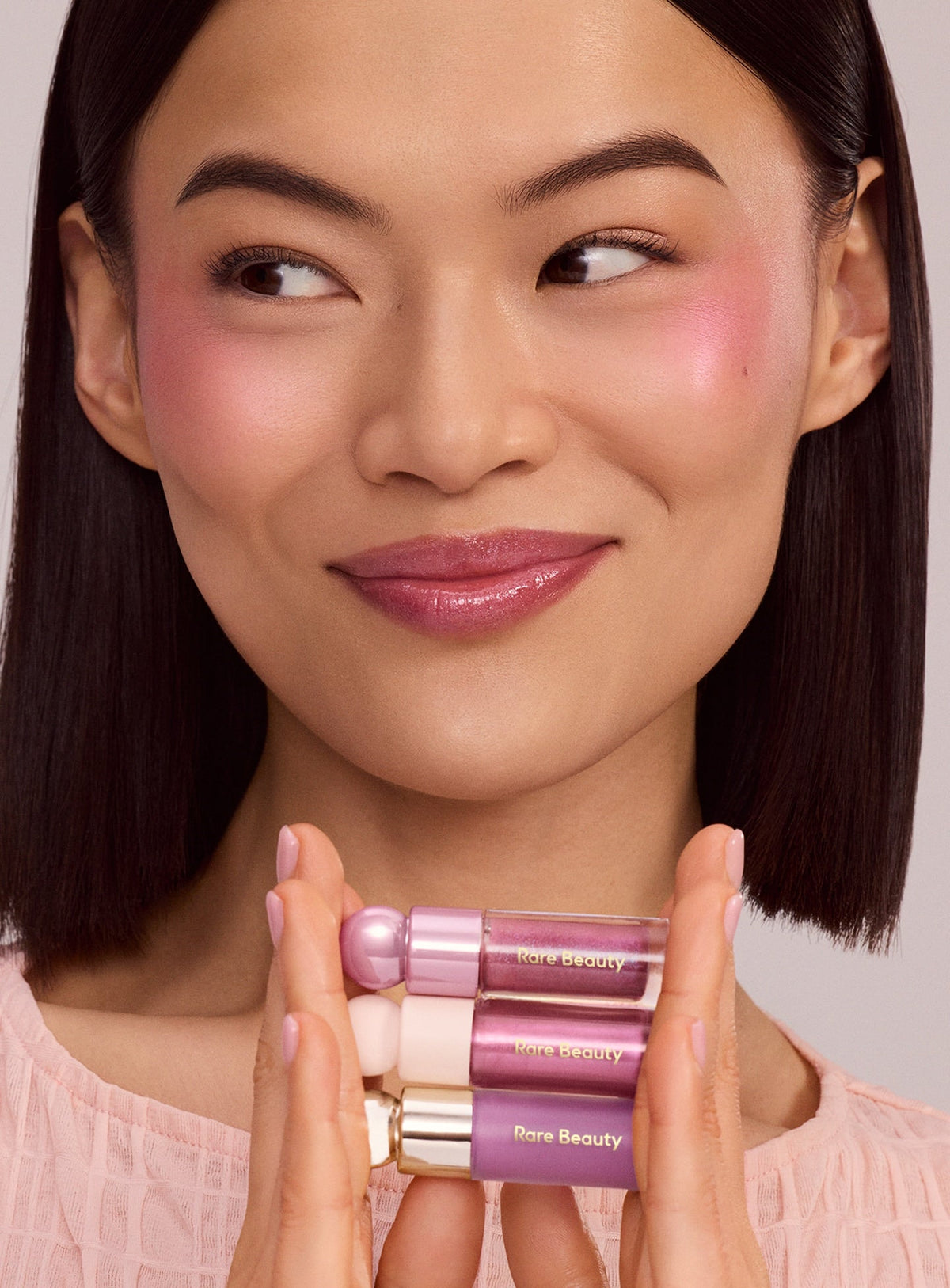 Rare Beauty Violet Faves Mini Cheek & Lip Trio