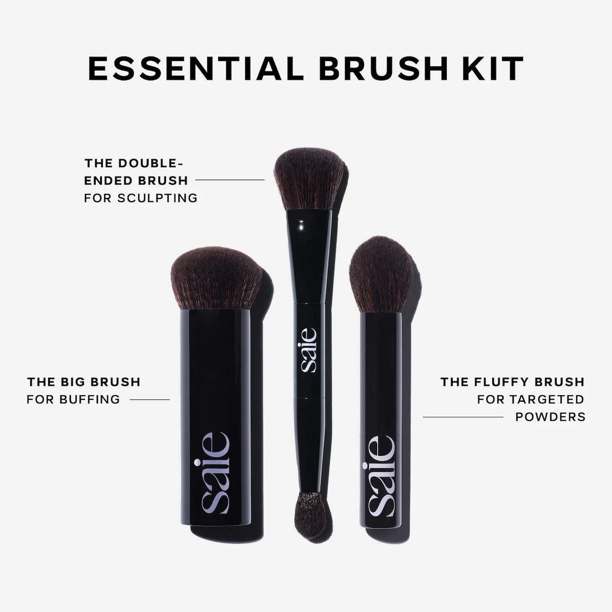PREORDEN Saie Brush Essentials Set de Brochas con Estuche (Edición Limitada)
