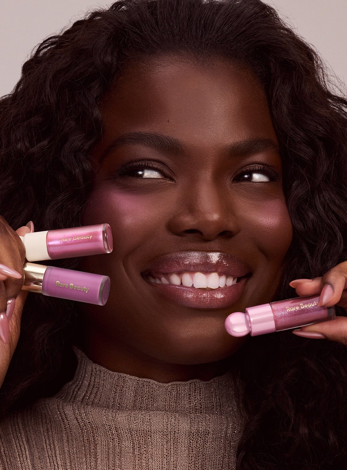 Rare Beauty Violet Faves Mini Cheek & Lip Trio