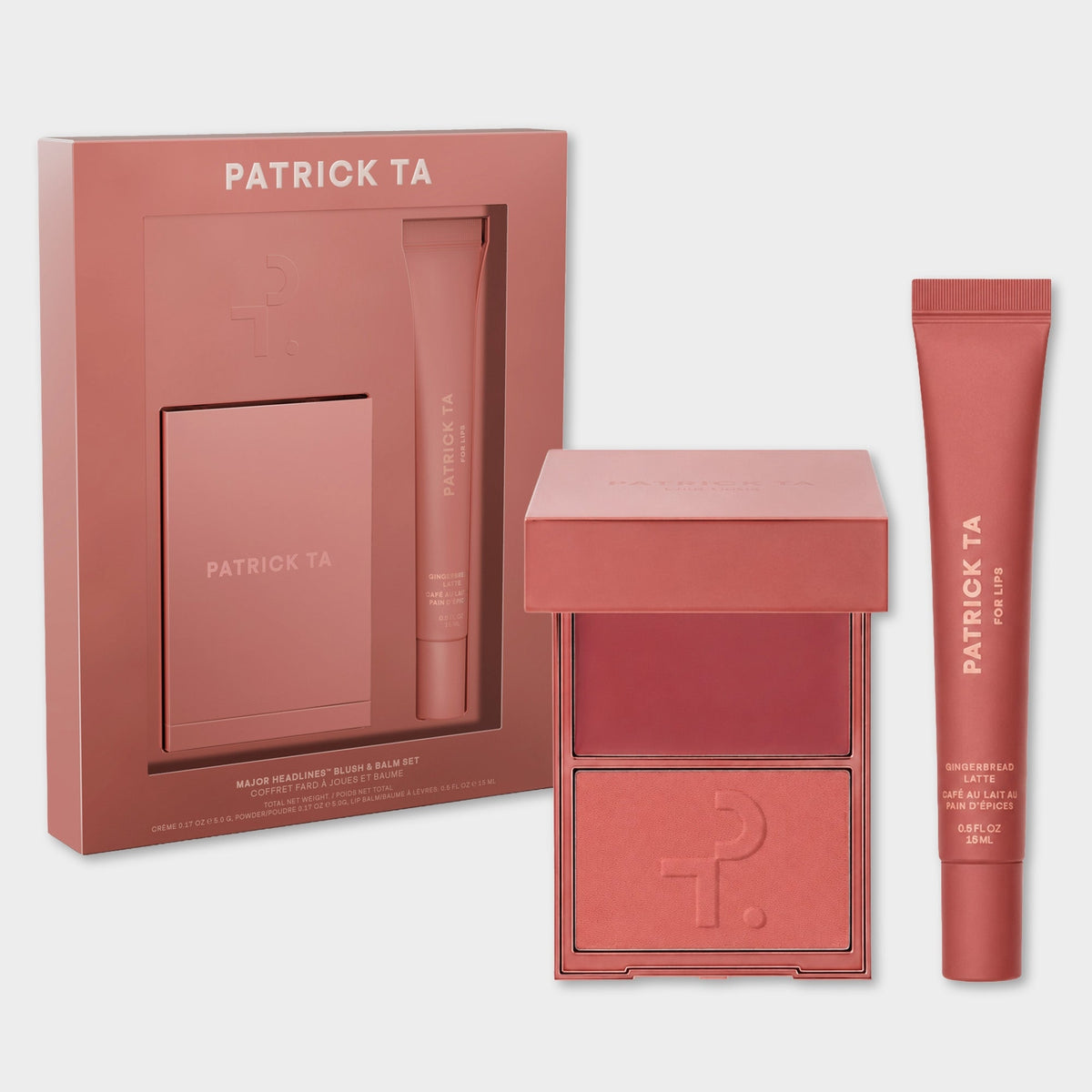 Patrick Ta Major Headlines Blush & Balm Set Gingerbread Latte, hero