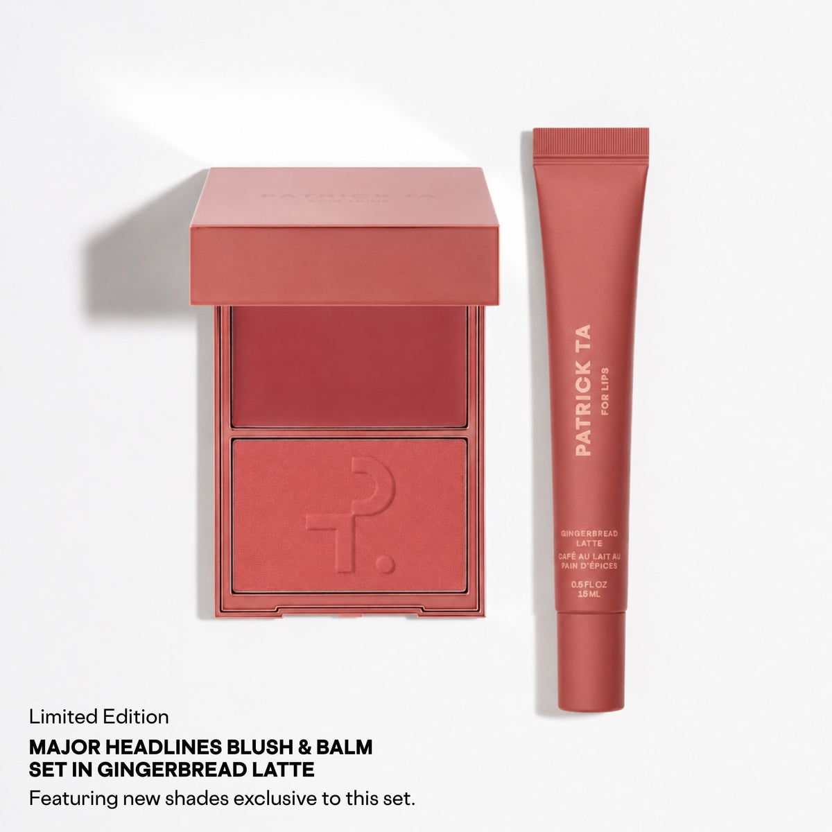 Patrick Ta Major Headlines Blush & Balm Set Gingerbread Latte, pack