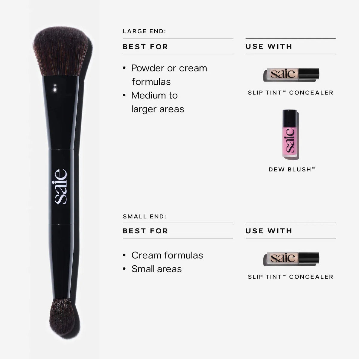 PREORDEN Saie Brush Essentials Set de Brochas con Estuche (Edición Limitada)