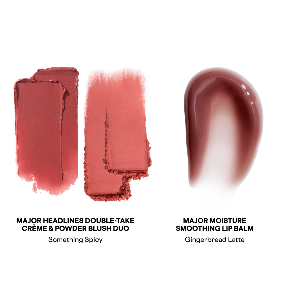 Patrick Ta Major Headlines Blush & Balm Set Gingerbread Latte, swatch