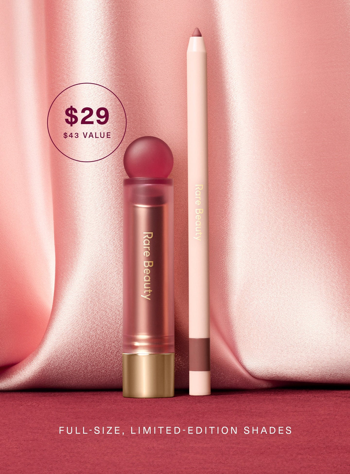 Rare Beauty Mauve Faves Lip Duo