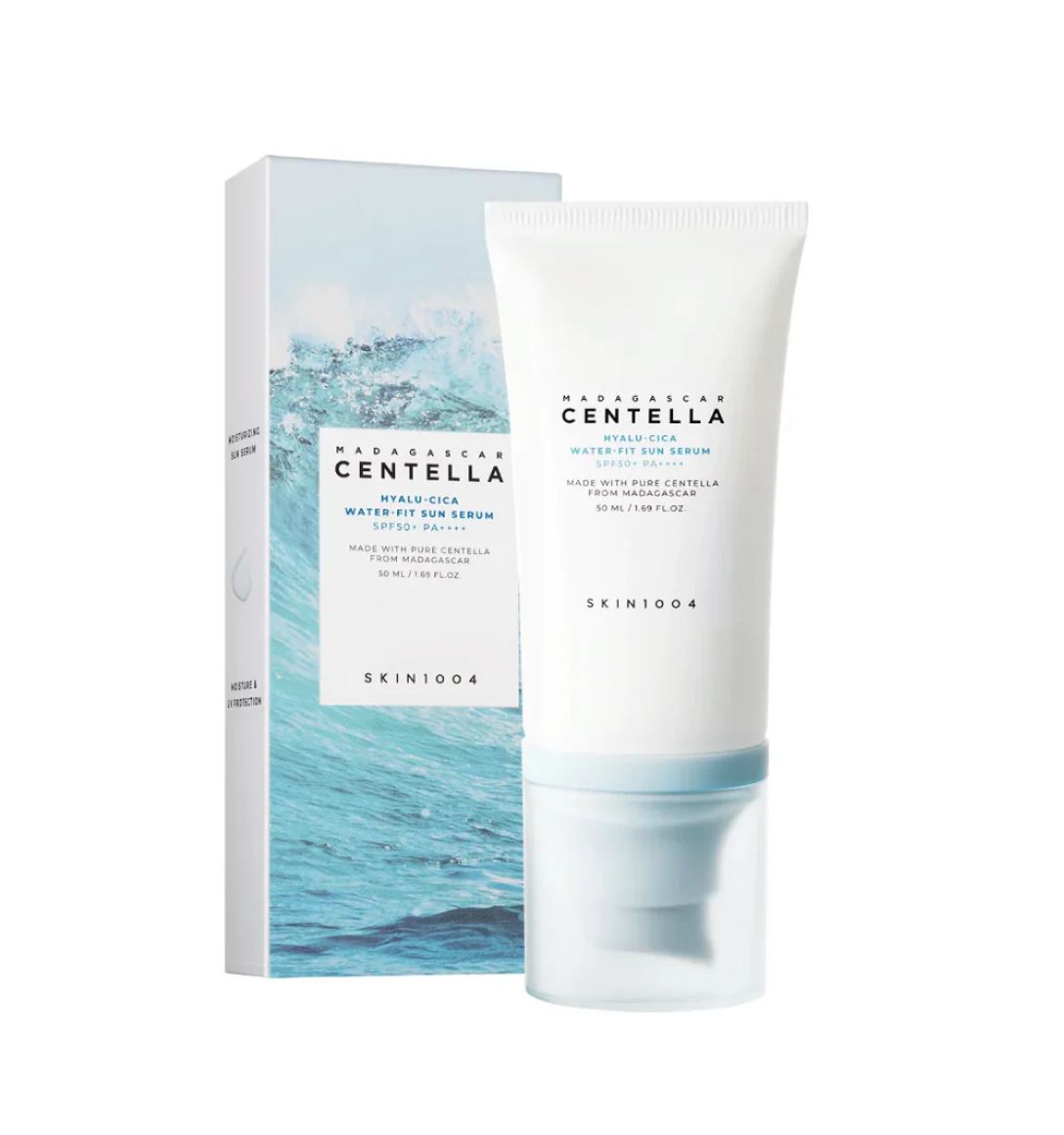SKIN1004 bloqueador  Hyalu-Cica Water-Fit Sun Serum SPF50+ PA++++ - Protector Solar