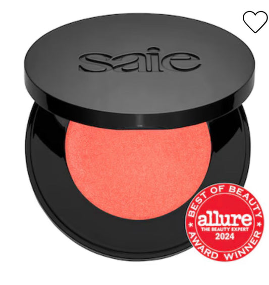 SAIE Glow Sculpt Multi-Use Cream Highlighting Blush - Peachglow - warm pinky peach