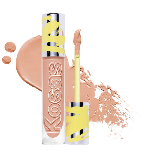 KOSAS Revealer Extra Bright Serum-Powered Color Correctors for Dark Circles - Illusion - Pink Peach