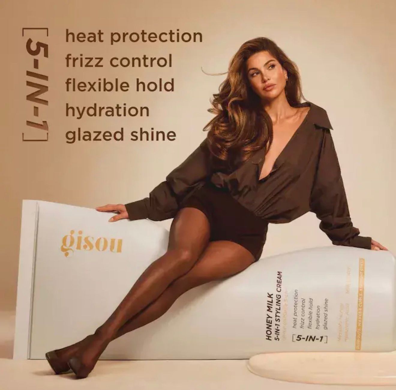 PREORDEN Gisou Honey Milk 5-in-1 Styling Cream