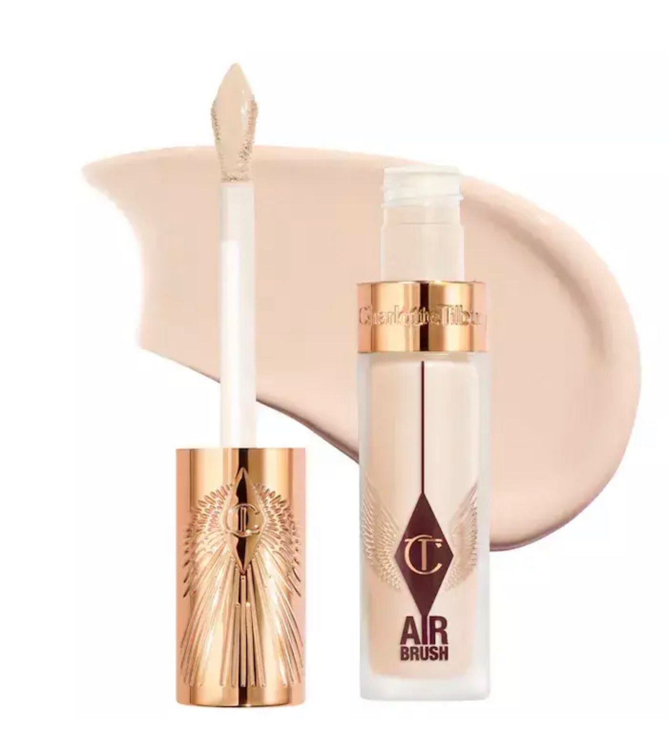 PREORDEN CHARLOTTE TILBURY AIRBRUSH FLAWLESS CREASE-PROOF LONG-WEAR BLUR CONCEALER WITH HYALURONIC ACID