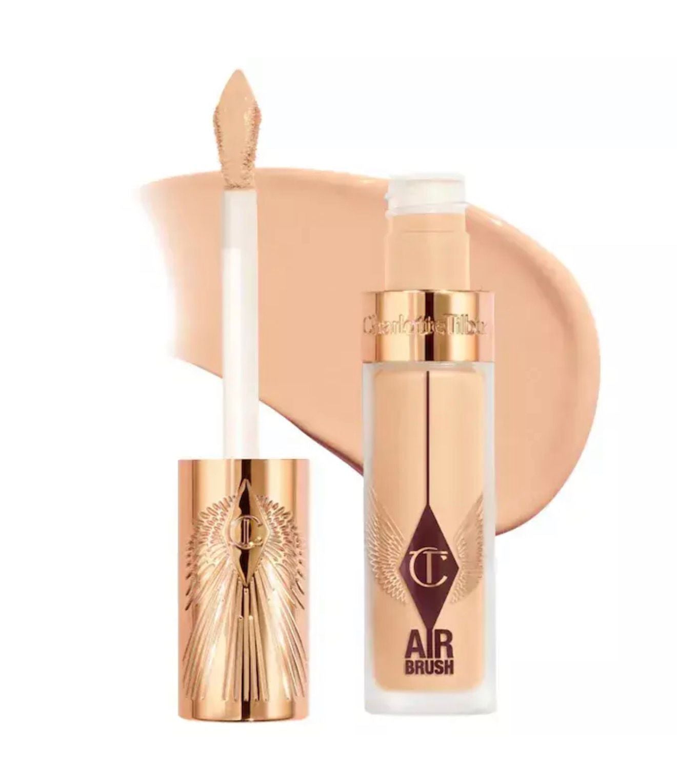 PREORDEN CHARLOTTE TILBURY AIRBRUSH FLAWLESS CREASE-PROOF LONG-WEAR BLUR CONCEALER WITH HYALURONIC ACID