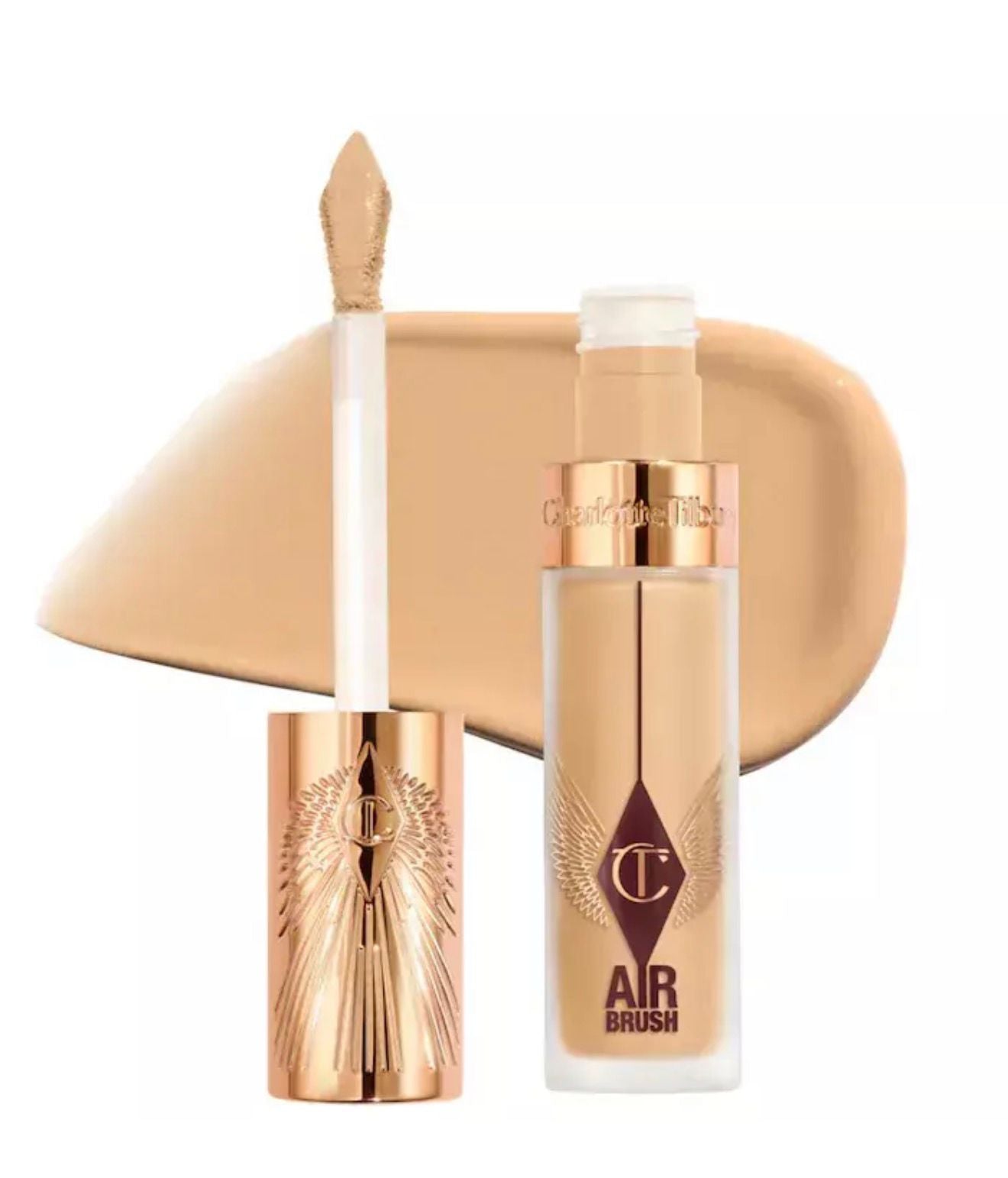 PREORDEN CHARLOTTE TILBURY AIRBRUSH FLAWLESS CREASE-PROOF LONG-WEAR BLUR CONCEALER WITH HYALURONIC ACID