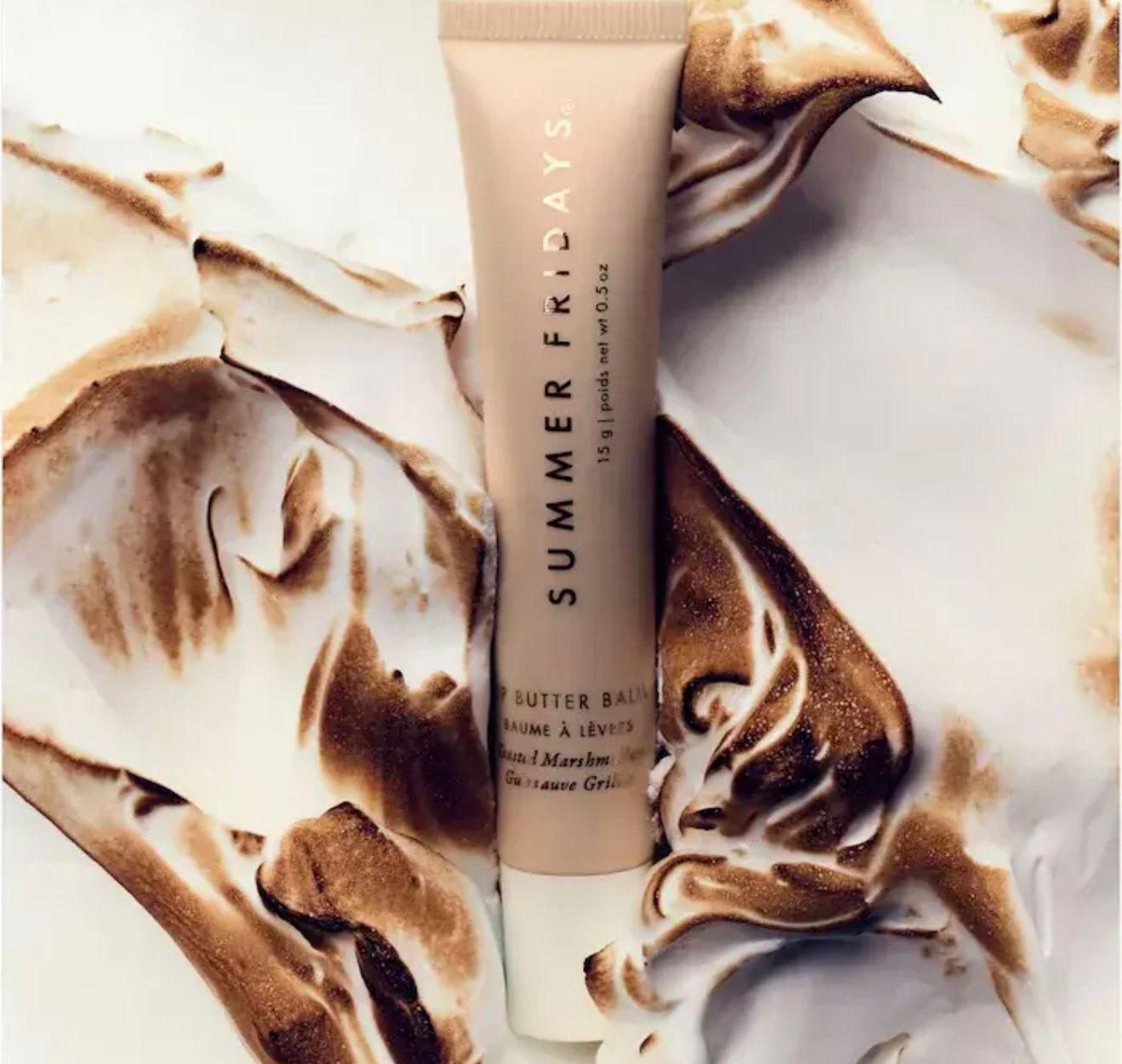 PREORDEN* SUMMER FRIDAYS LIP BUTTER BALM TOASTED MARSHMALLOW