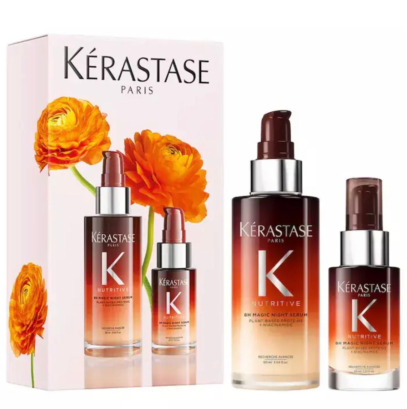 PREORDEN* Kérastase 8H Magic Night Serum Hair Gift Set for Dry Hair