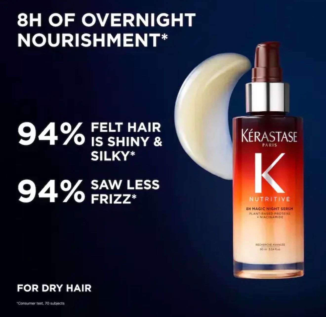 PREORDEN* Kérastase 8H Magic Night Serum Hair Gift Set for Dry Hair