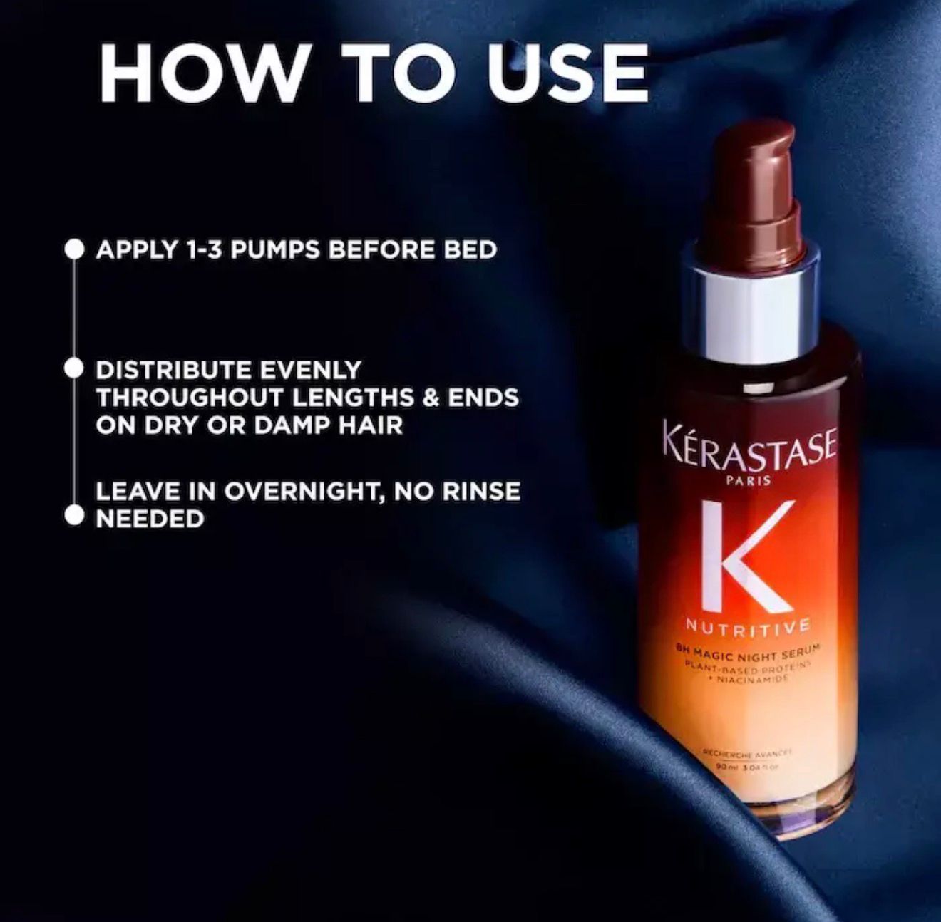 PREORDEN* Kérastase 8H Magic Night Serum Hair Gift Set for Dry Hair