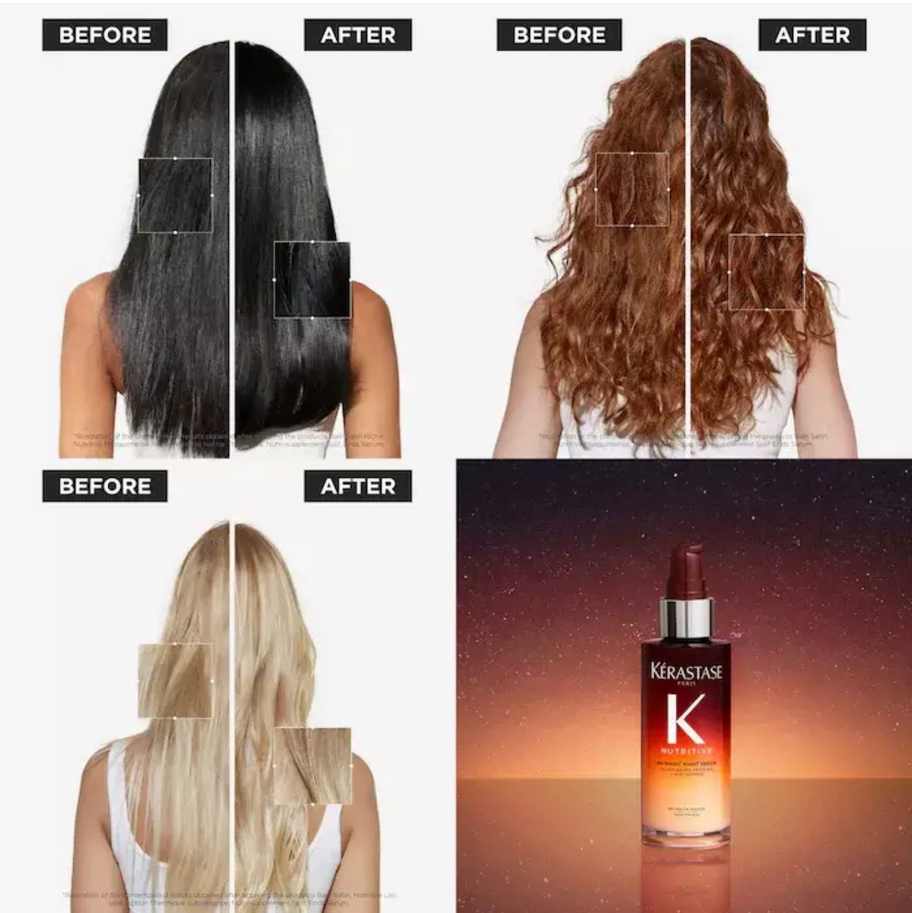 PREORDEN* Kérastase 8H Magic Night Serum Hair Gift Set for Dry Hair