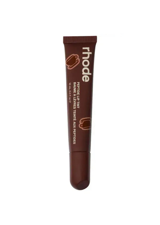 RHODE LIMITED EDITION SCENTED PEPTIDE LIP TINT NOURISHING GLAZE - ESPRESSO- AROMA A TIRAMISU