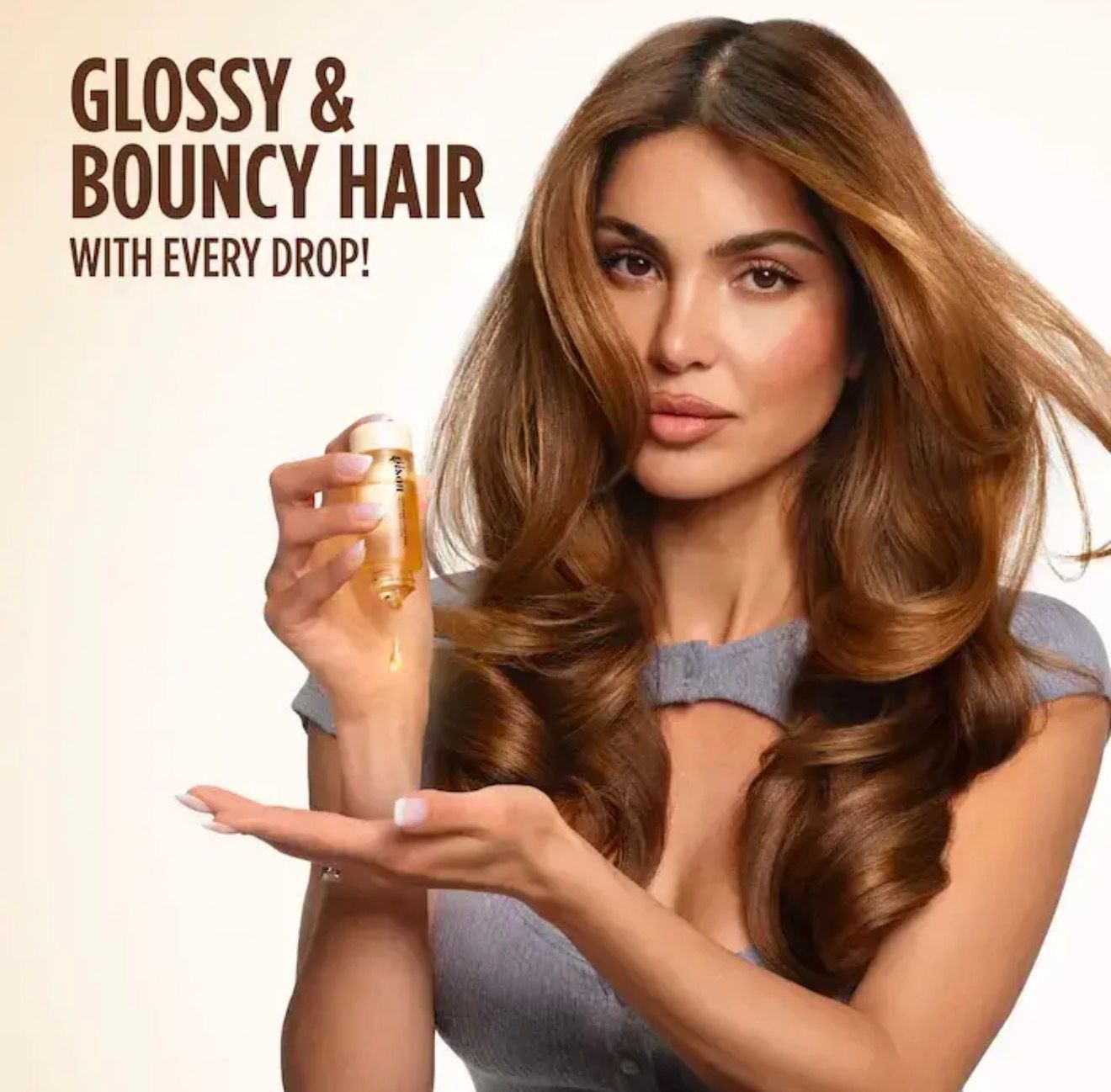 PREORDEN Gisou Honey Gloss Collagen Drops Hair Oil for Fine to Medium Hair