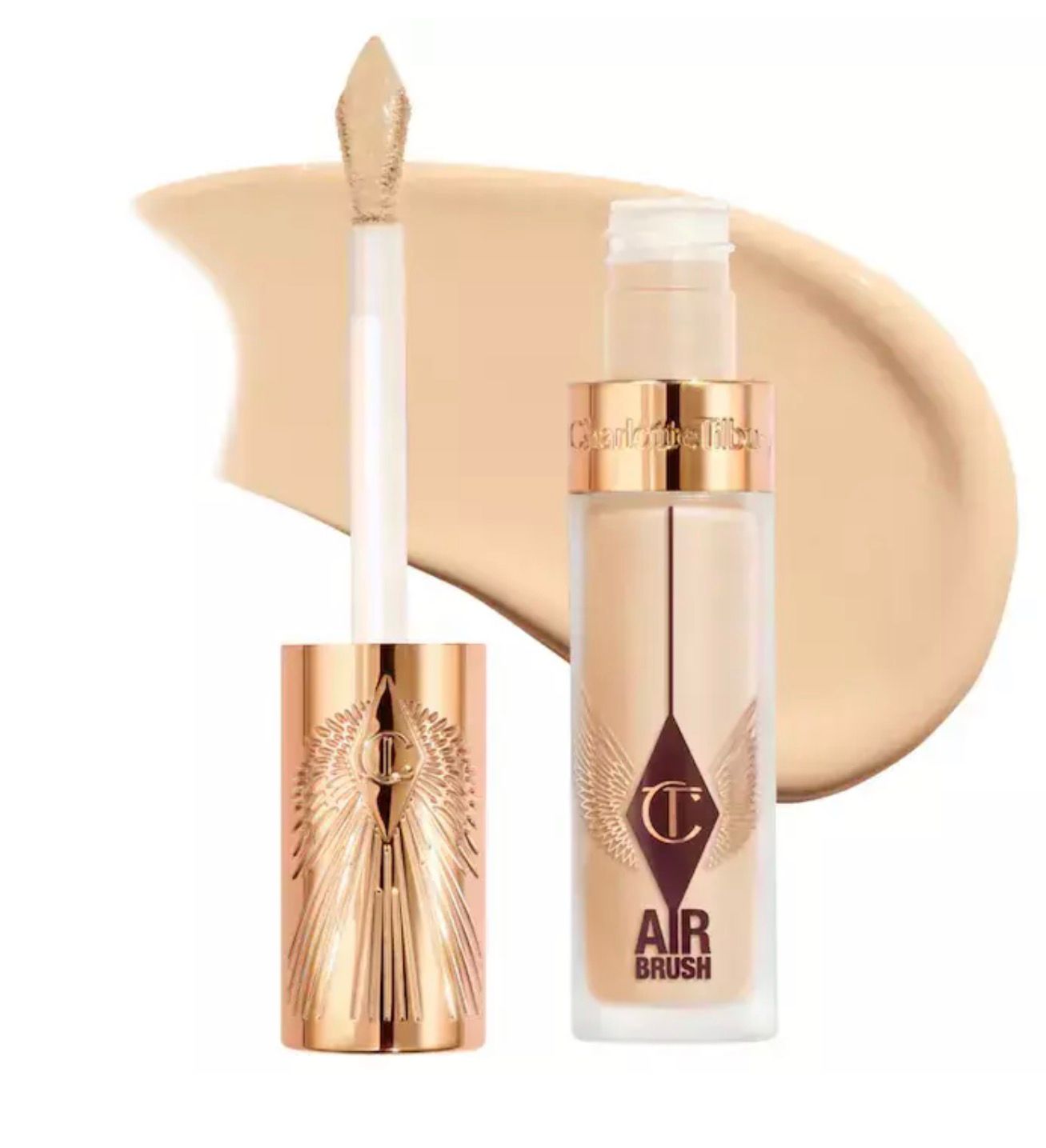 PREORDEN CHARLOTTE TILBURY AIRBRUSH FLAWLESS CREASE-PROOF LONG-WEAR BLUR CONCEALER WITH HYALURONIC ACID