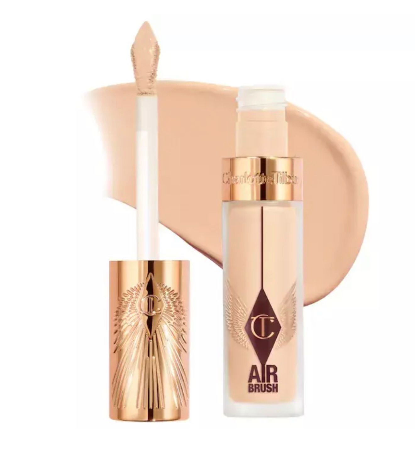 PREORDEN CHARLOTTE TILBURY AIRBRUSH FLAWLESS CREASE-PROOF LONG-WEAR BLUR CONCEALER WITH HYALURONIC ACID