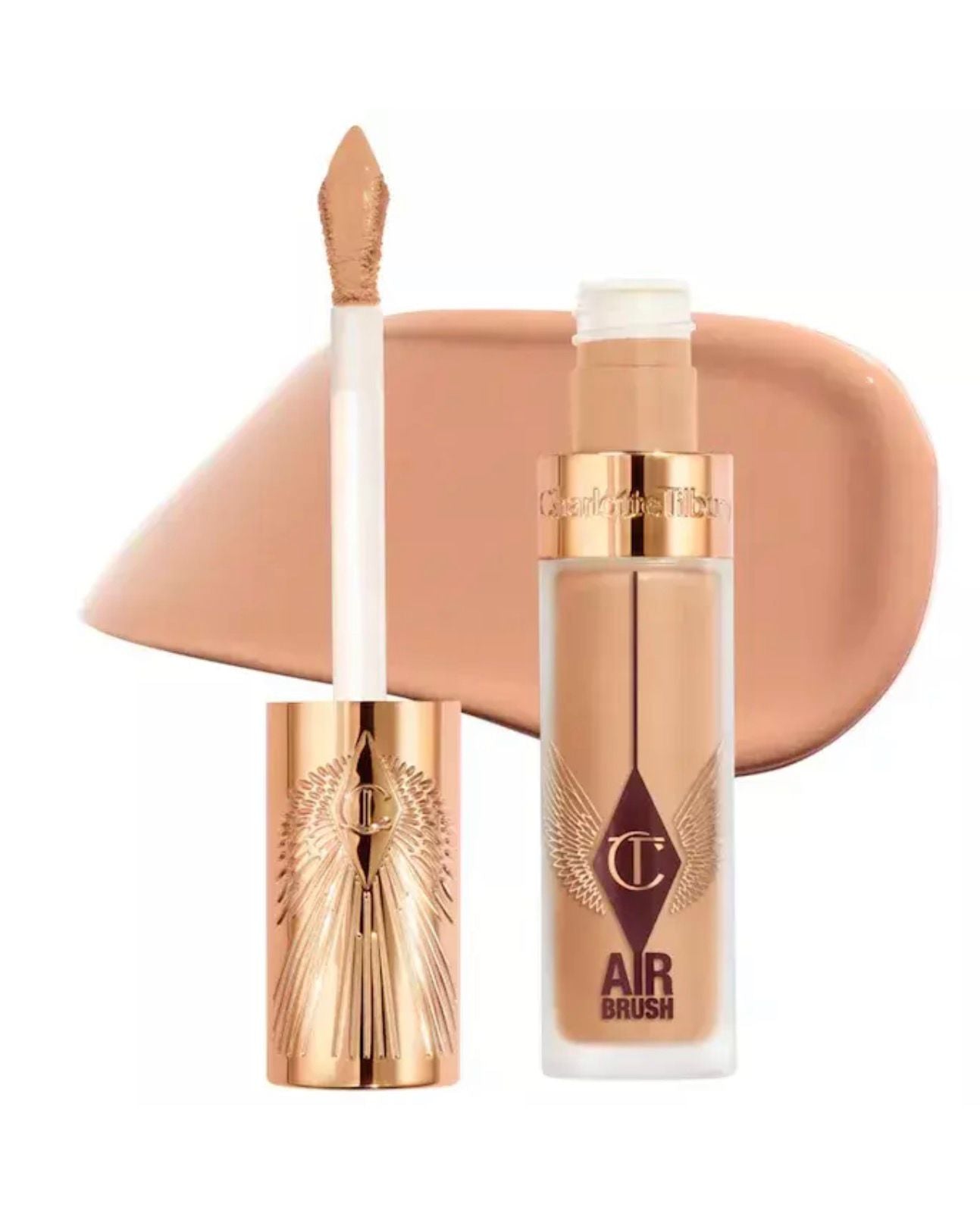 PREORDEN CHARLOTTE TILBURY AIRBRUSH FLAWLESS CREASE-PROOF LONG-WEAR BLUR CONCEALER WITH HYALURONIC ACID