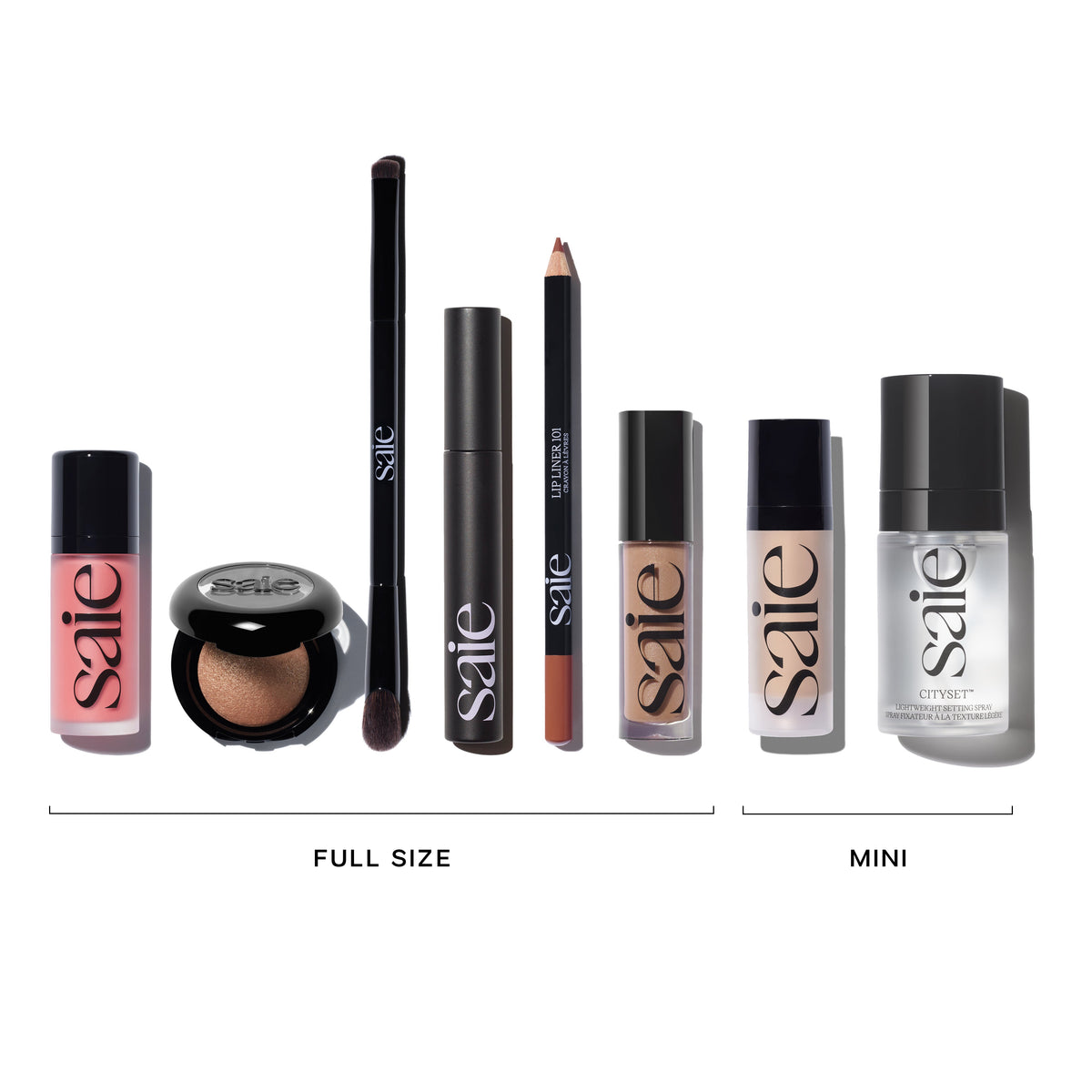 Saie Best of Saie Mini Vanity Case Vault, contenido 2