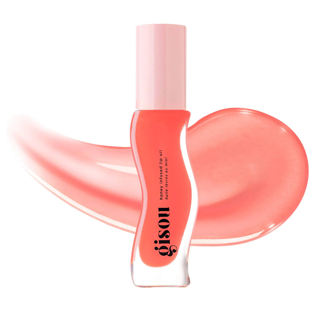 Gisou Honey Infused Hydrating Lip Oil Bee-llini Peach