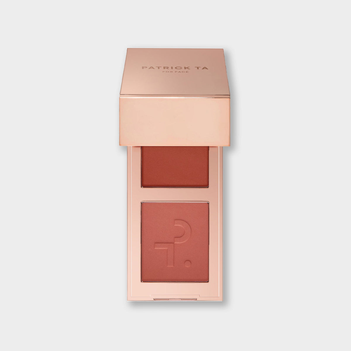 PATRICK TA Mini Major Headlines Double-Take Blush Duo – She's Blushing, compacto