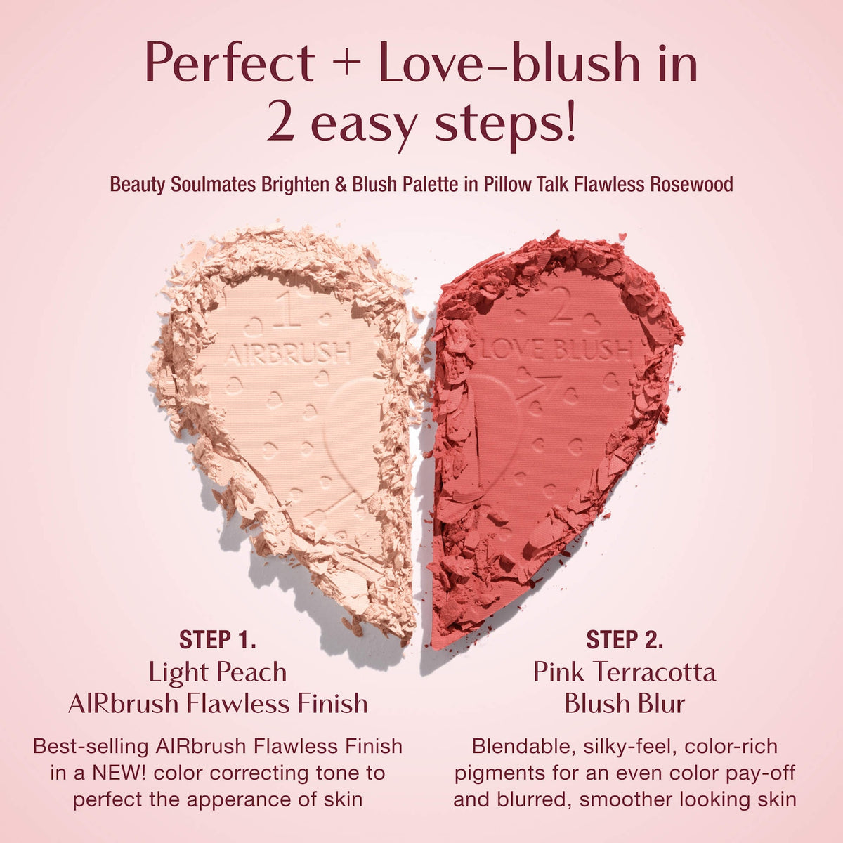 Charlotte Tilbury Pillow Talk Beauty Soulmates Palette Pillow Talk Flawless Rosewood – foto 7
