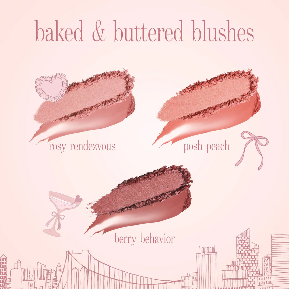 tarte xoxo blush & glow macaron set