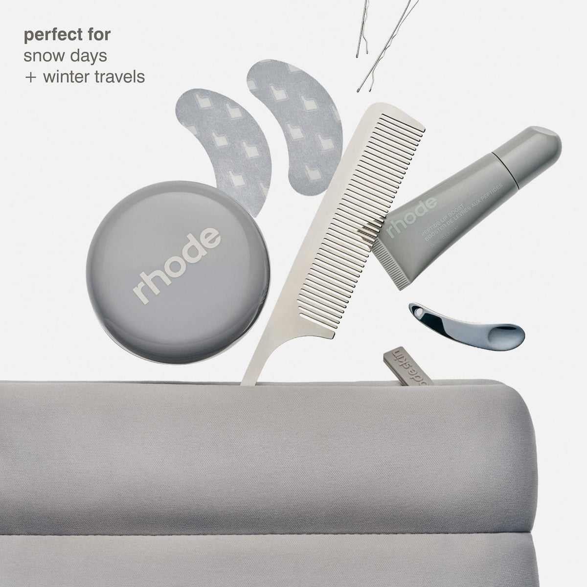 Rhode Mini Bubble Bag – con productos de referencia (no incluidos)