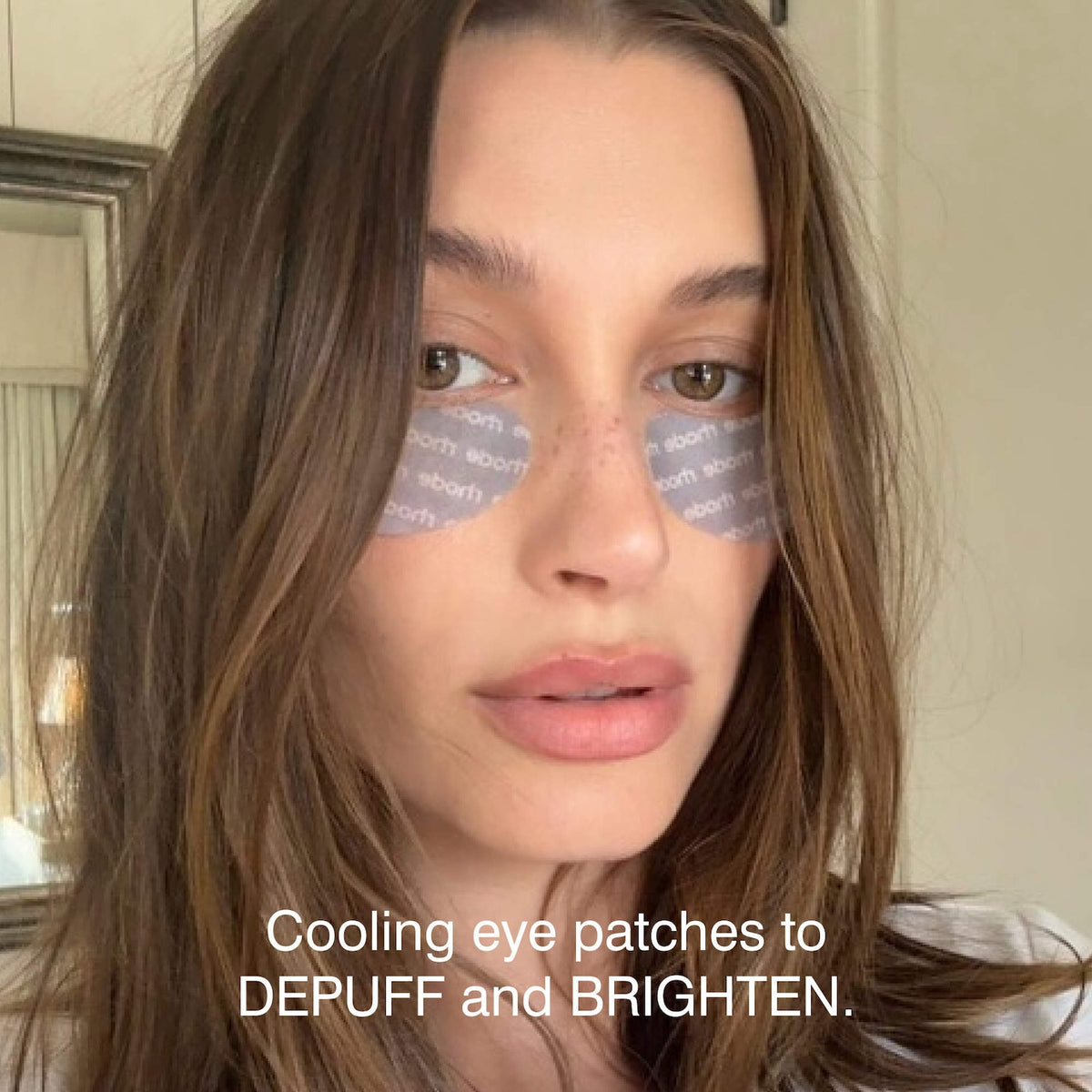 Rhode Peptide Eye Prep – en modelo, diseño rhode Logo