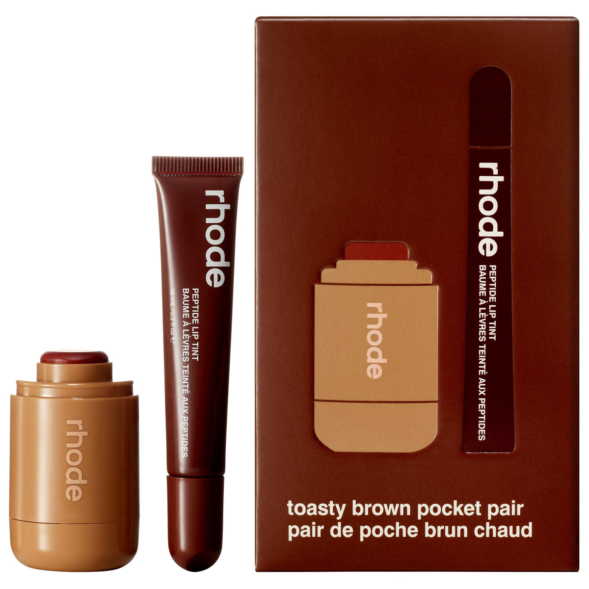 Rhode Pocket Pair Toasted Teddy + Espresso, principal