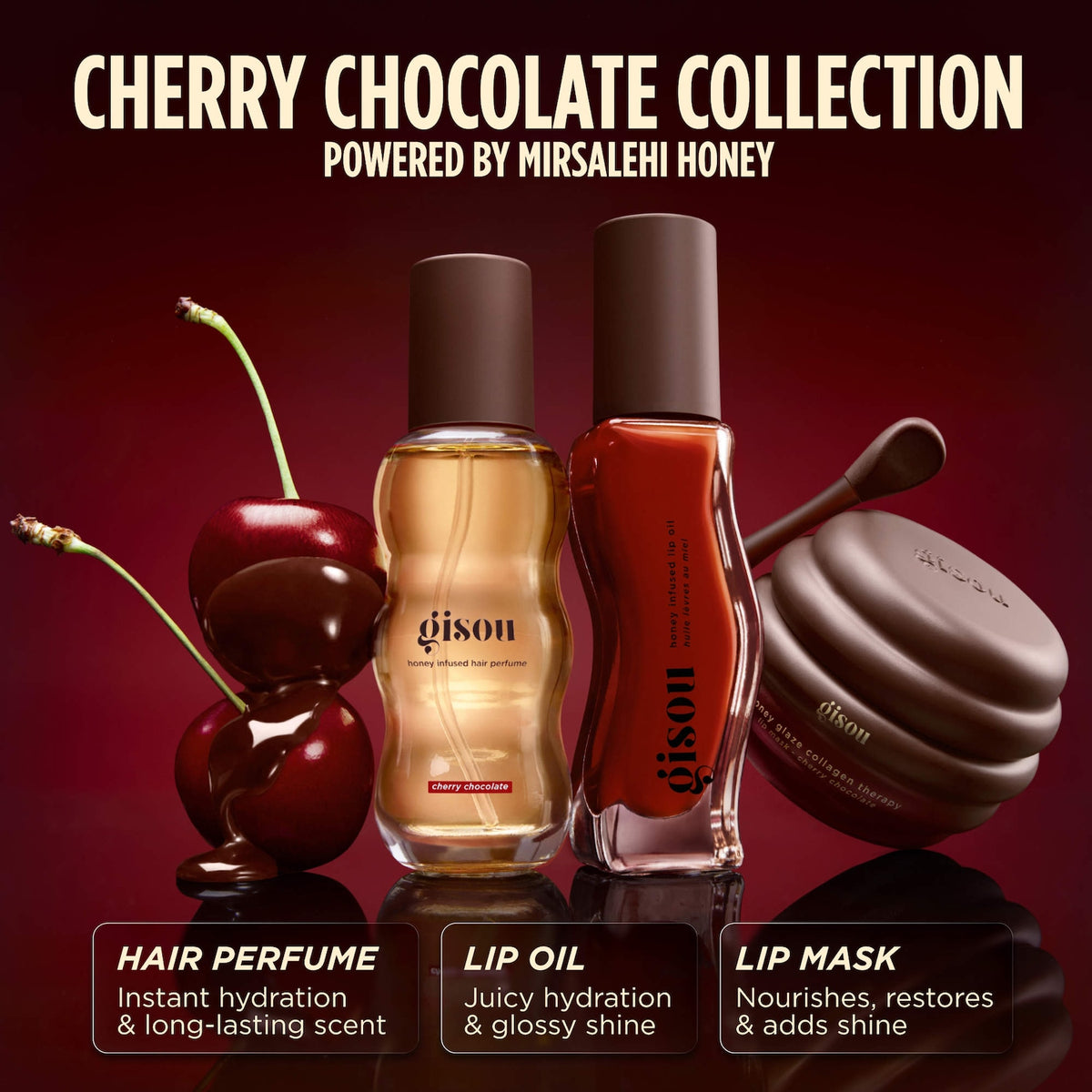Gisou Lip Mask Cherry Chocolate — alt 6